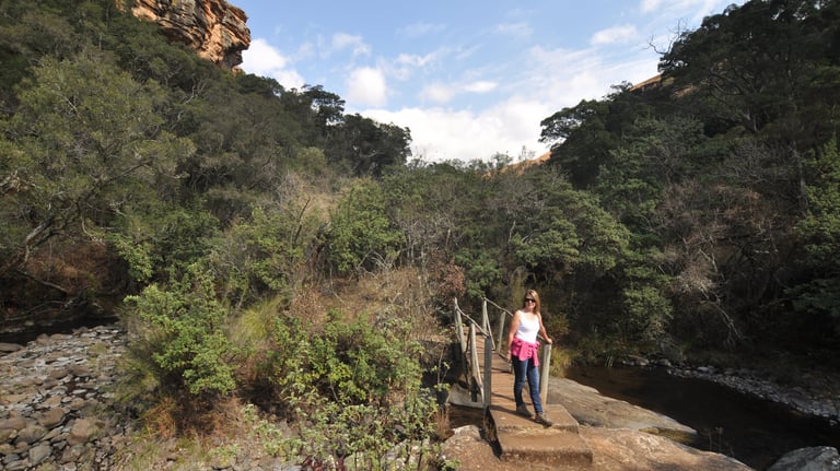Bushmans cave walk, Giants Castle, South Africa
