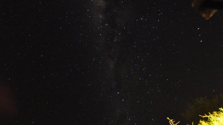 starry Sky, Thendele Upper Camp, Drakensberg Amphitheatre, South Africa