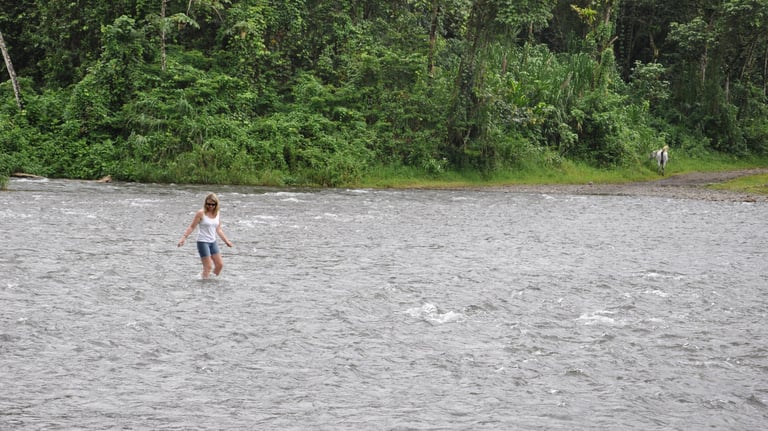 River Crossing at Lake Arenal, Costa Rica