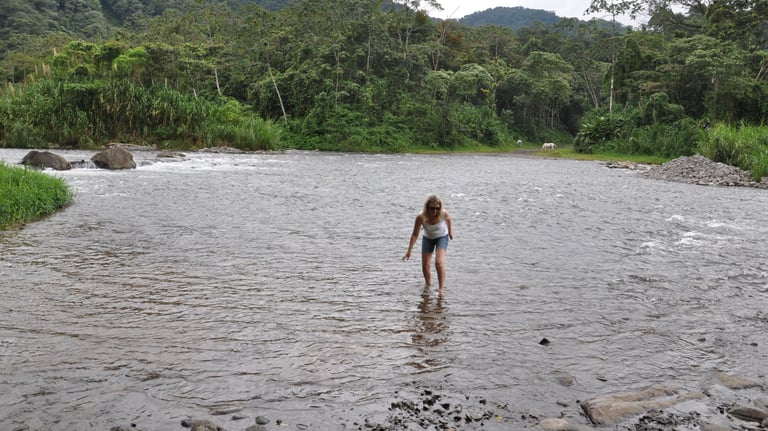River Crossing at Lake Arenal, Costa Rica