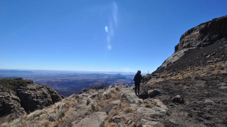 Sentinel peak, Drakensberg amphitheatre, South Africa 