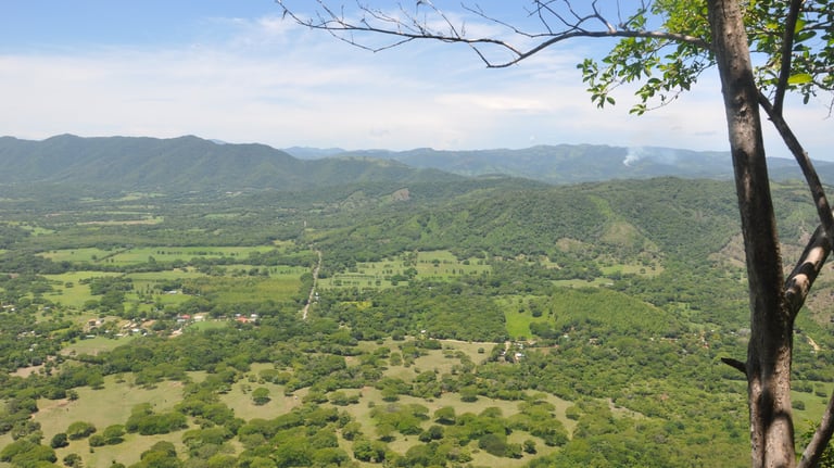viewpoint from the  Barra Honda National Park, Costa Rica