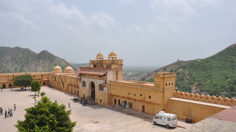 Amber Fort, or Amer palace, Jaipur, Rajasthan, India