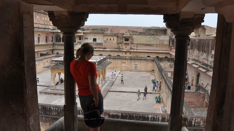 Amber Fort, or Amer palace, Jaipur, Rajasthan, India
