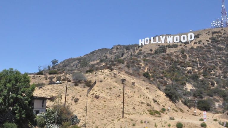 the hollywood sign, hollywood, los angeles