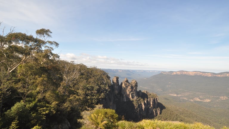 The Three Sisters at Katoomba, Blue Mountains, Australia