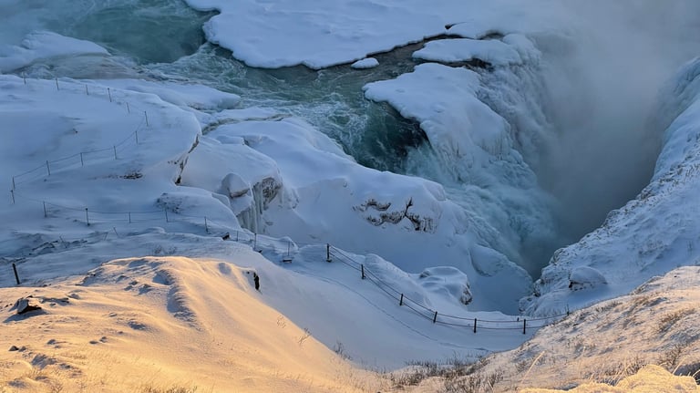 Gulfoss waterfall, Iceland