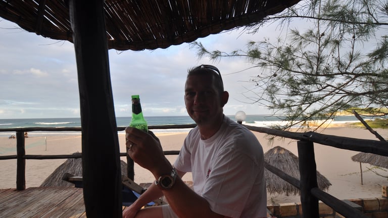 Fatima's beach bar and restaurant, Tofo beach, Praia do Tofo, Mozambique
