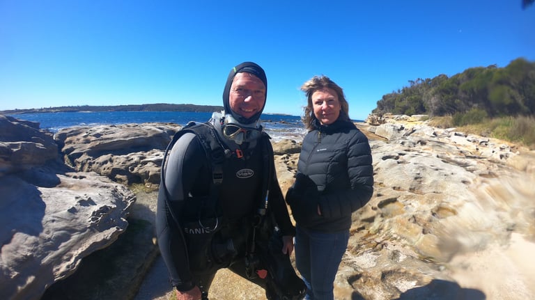 diving botany bay, sydney, Australia