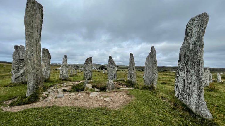 The Callanish Standing stones, Isle of Lewis, Outer Hebrides, Scotland