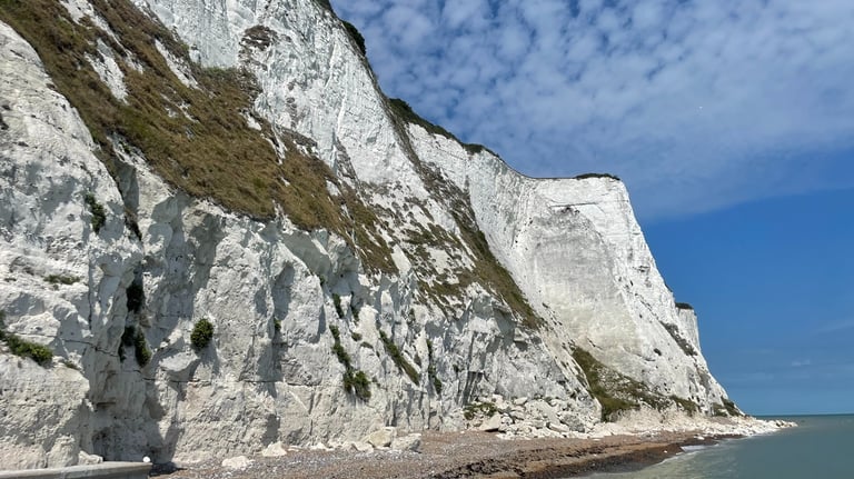 the white cliffs of dover