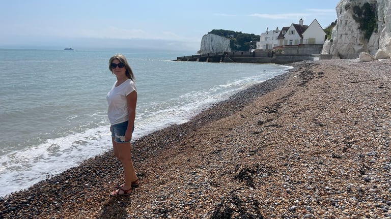 the white cliffs of dover
