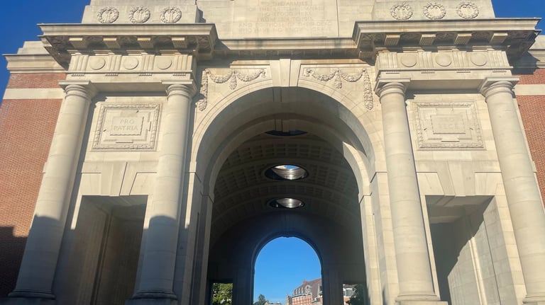 The Menin Gate, Ypres, Belgium