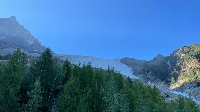 The Bossons Glacier, Chamonix, France