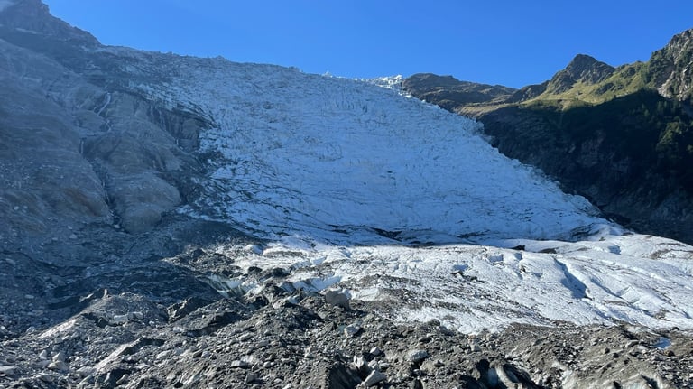 The Bossons Glacier, Chamonix, France