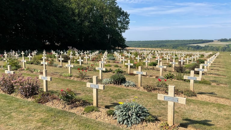 Thiepval war memorial, near Albert on the western front, France