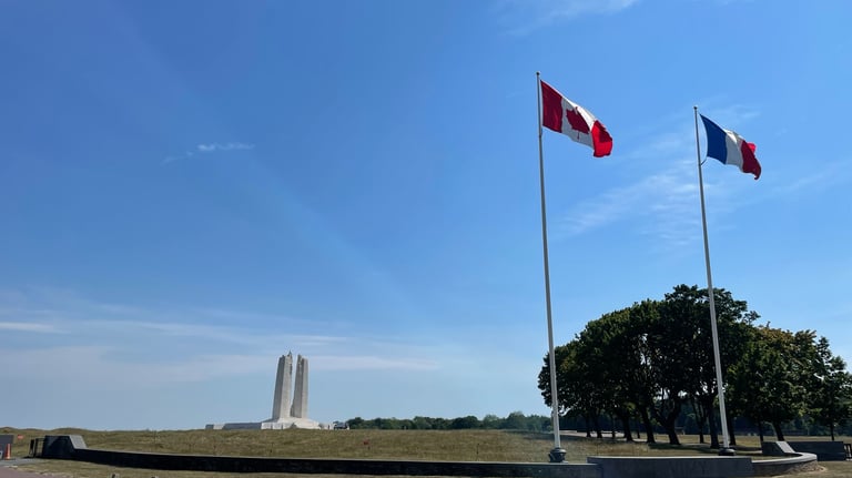 Canadian National Vimy Memorial., Vimy Ridge, Western Front, France