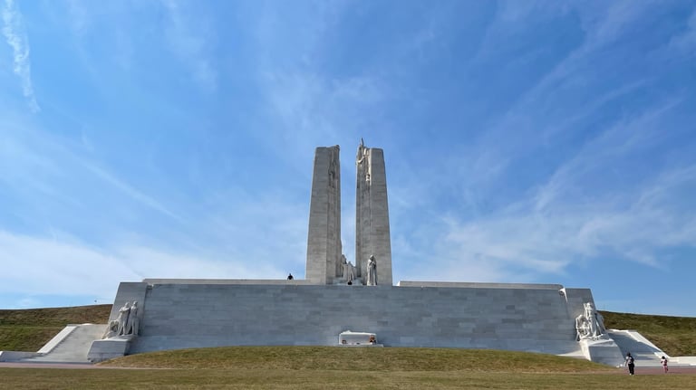 Canadian National Vimy Memorial., Vimy Ridge, Western Front, France