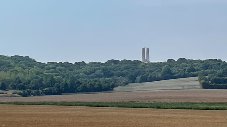Canadian National Vimy Memorial., Vimy Ridge, Western Front, France