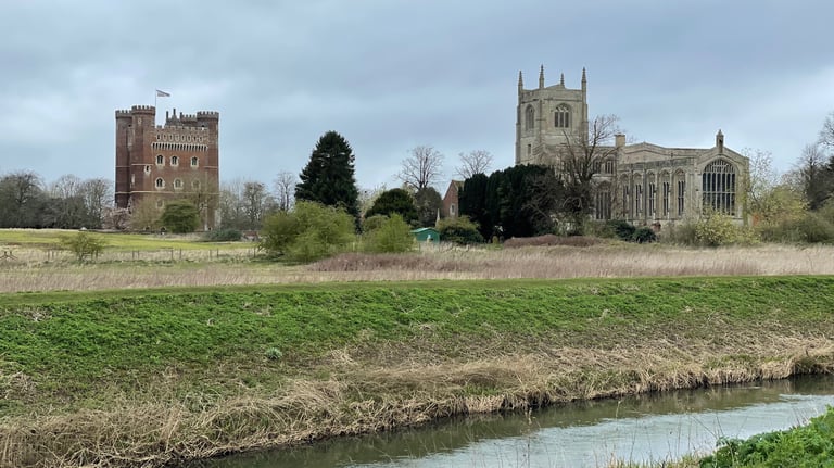 Tattershall castle and the Holy trinity Collegiate church