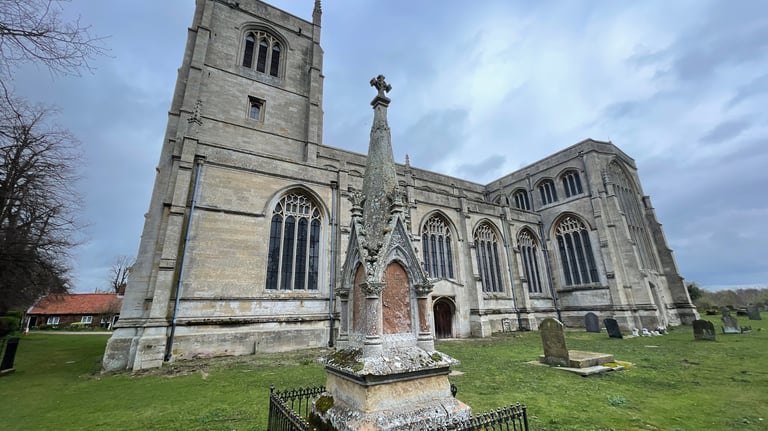 the Holy Trinity Collegiate church, Tattashall