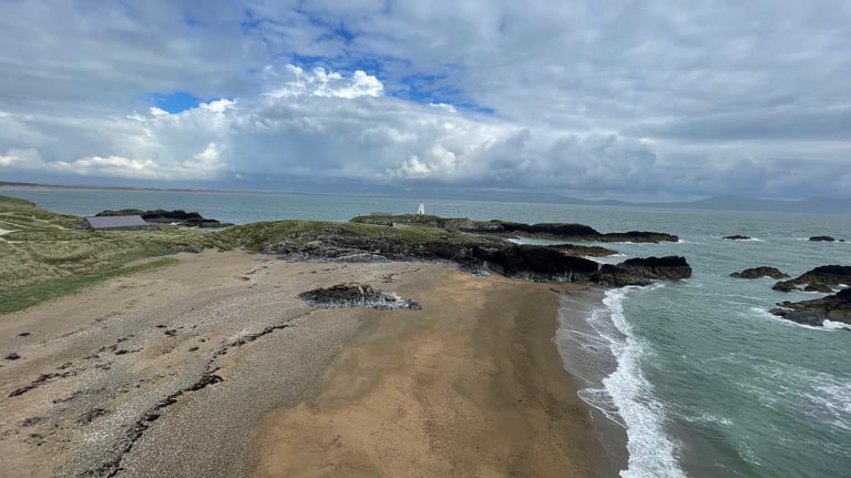 Twr Mawr lighthouse at newborough