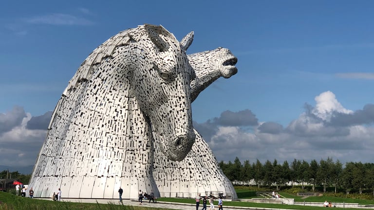 the Kelpies, Falkirk, Scotland