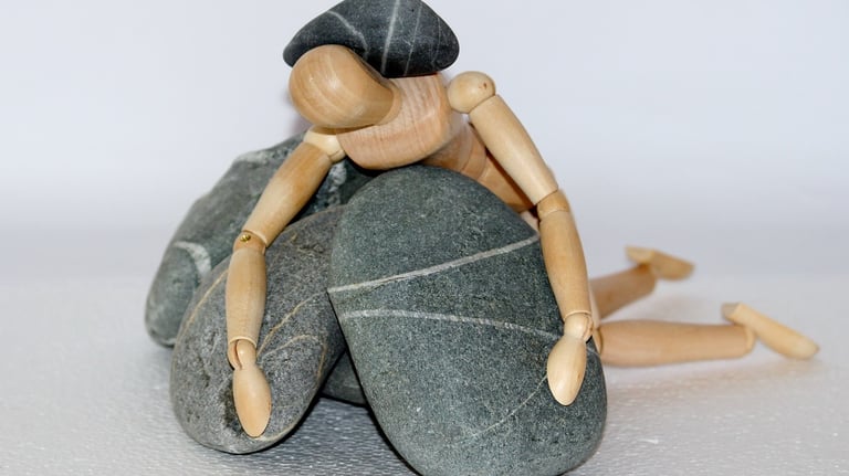 image suggerant la surcharge mentale ou physique et le stress burn out