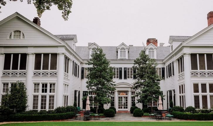 The Duke Mansion, Charlotte, NC wedding venue, live wedding painter