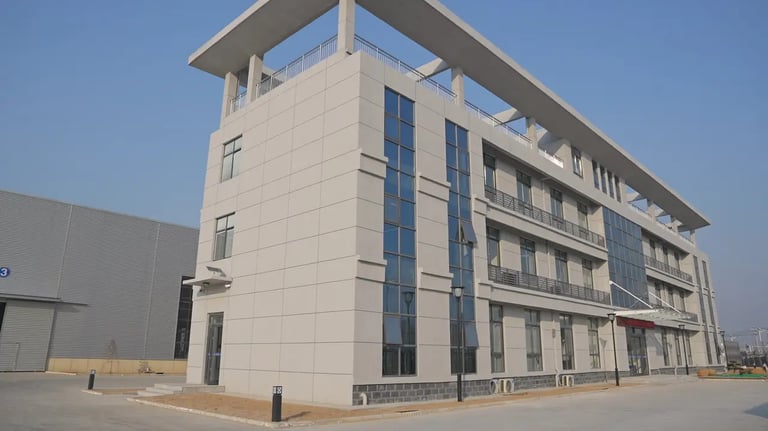 Our bright office, showcasing modern facilities. We are crane manufacturers, specializing in high-quality crane products.
