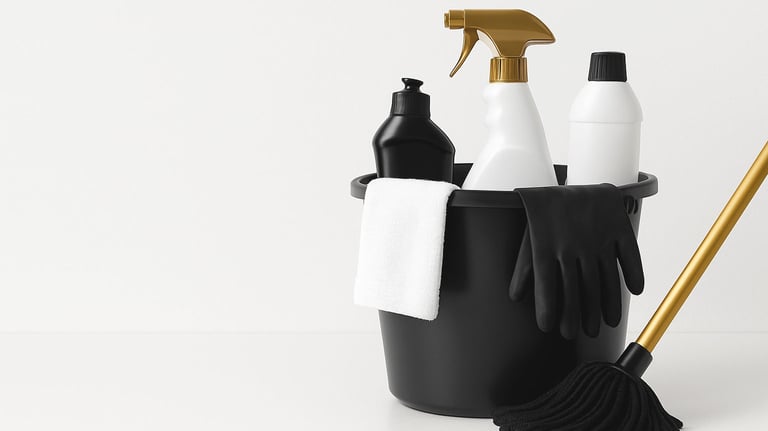 professional cleaning service supplies