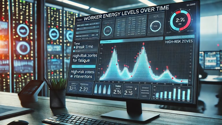 time series forecasting of worker energy levels