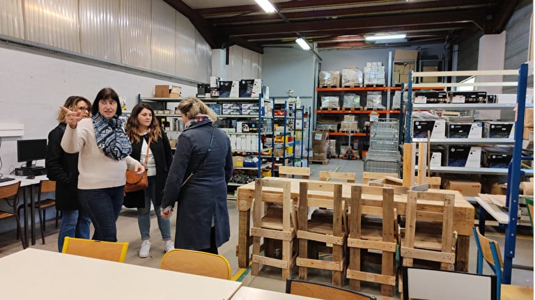 Visit of the high shool Bel-Air in Tinténiac