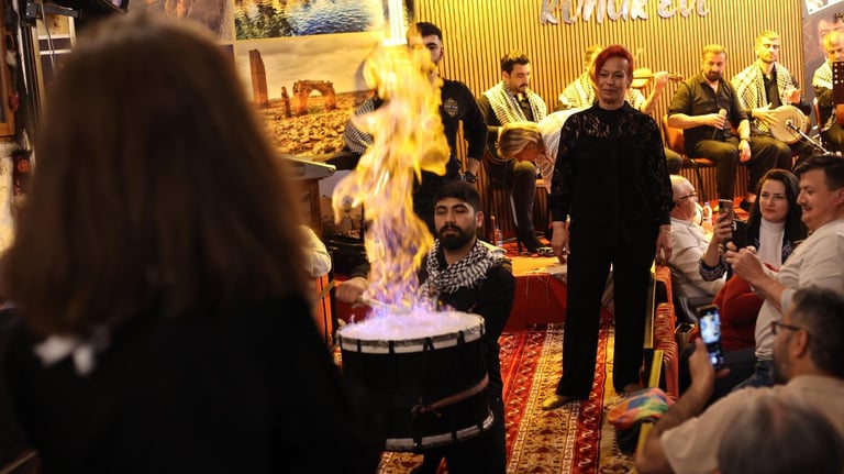 Şanlıruha Konukevi Ateş Şovu