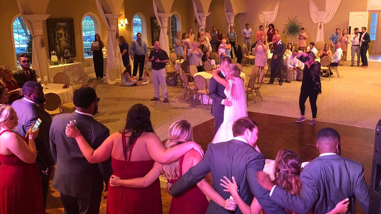 Wedding reception DJ