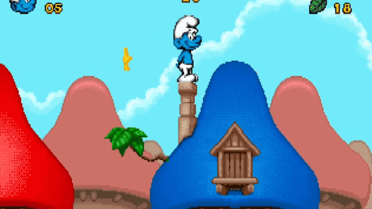 Capture d'écran du jeu Schtroumpf