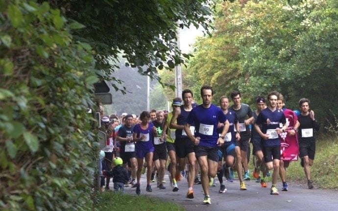 Personnes faisant le jogging de Kraainem