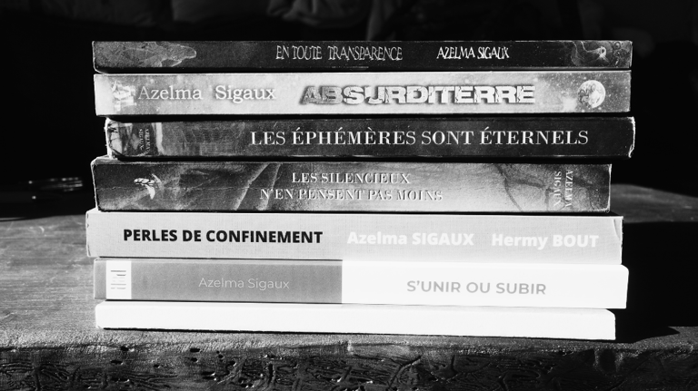 tranches livres azelma sigaux noir et blanc
