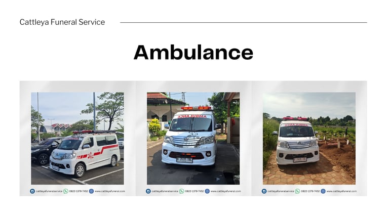 Banner Ambulance Cattleya Funeral Service