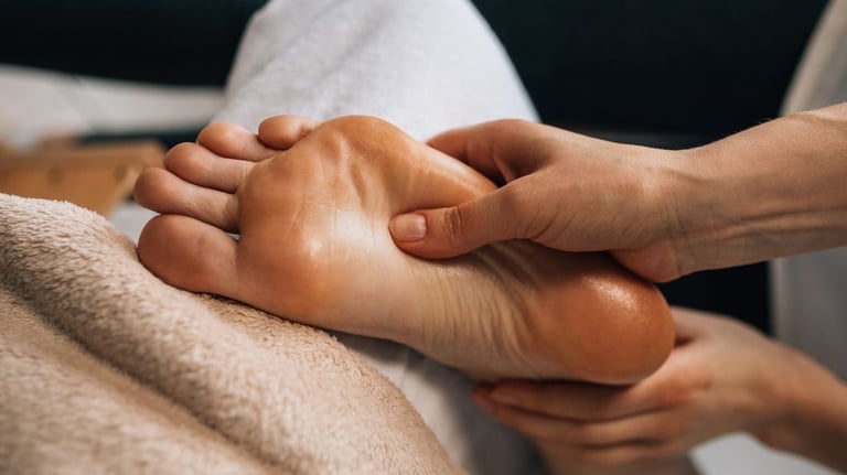 padabhyang  foot treatment