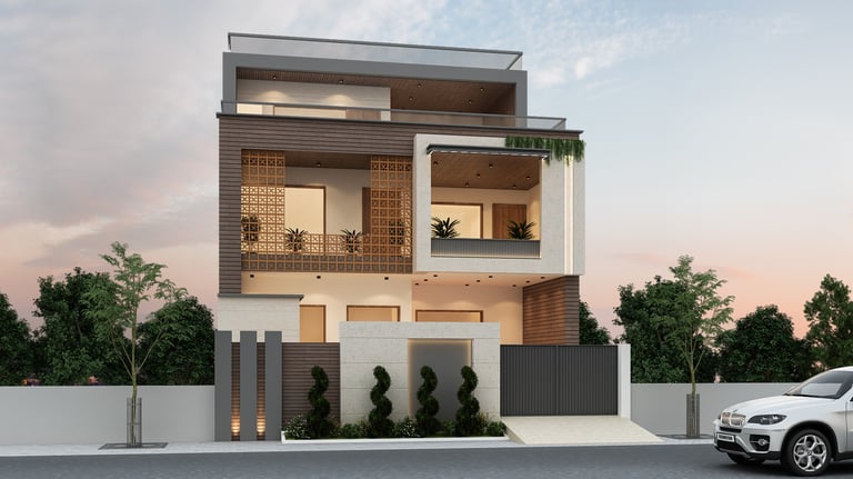 Exterior and Interior design of a house for reference