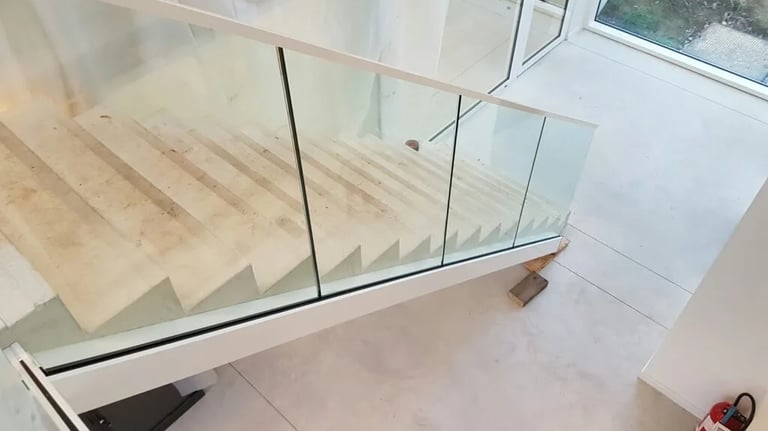 garde corps en verre trempé 