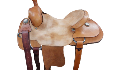 Custom Saddle with a Natural Finish