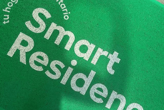 Felpudo con logo personalizado Smart Residence