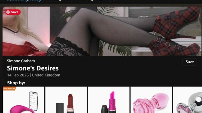 Amazon Gift List @Simone's Desires