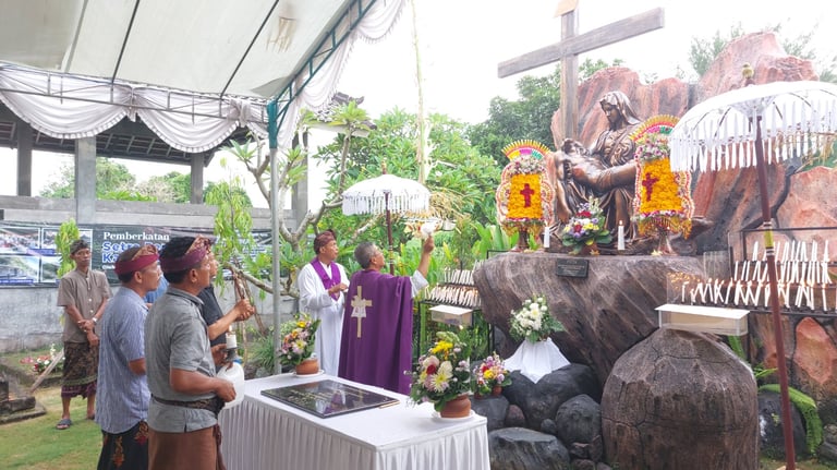 Pemberkatan Tempat Kremasi baru di Buduk, Mengwi, Badung, Bali