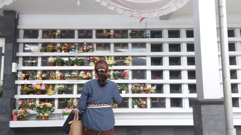 Kremasi Paroki Tritunggal Mahakudus Tuka, Gereja Katolik Bali