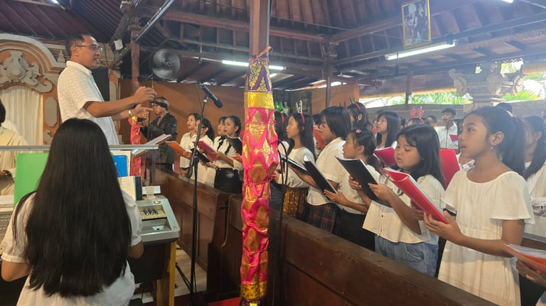 Misa Hari Anak Misioner Sedunia di Paroki Tuka Bali