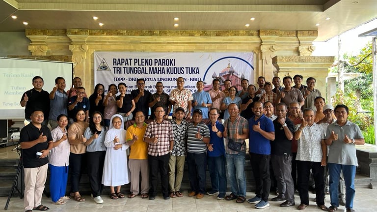Rapat Pleno DPP - DKP Paroki Tuka Bali