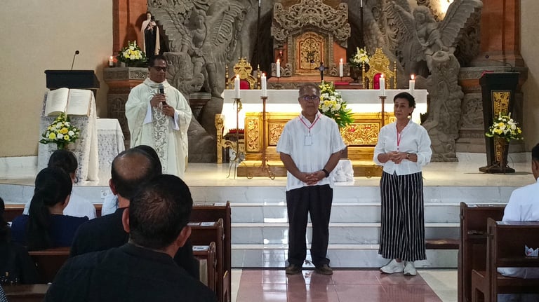RP. Gabriel Madja, SVD Pastor Rekan Paroki Tritunggal Mahakudus Tuka Bali